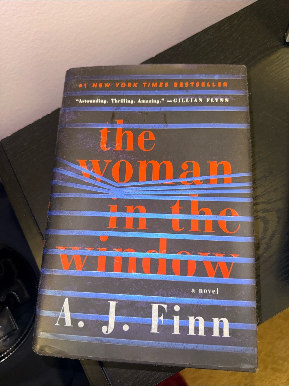 The Woman in the Window by A. J. Finn - Black and Orange Hardcover